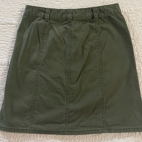 Tommy Hilfiger Green Denim Skirt Size 2 - Picture 3 of 3